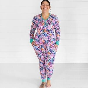 New Little Sleepies Sweet Pea Floral Women’s Bamboo Pajamas XL